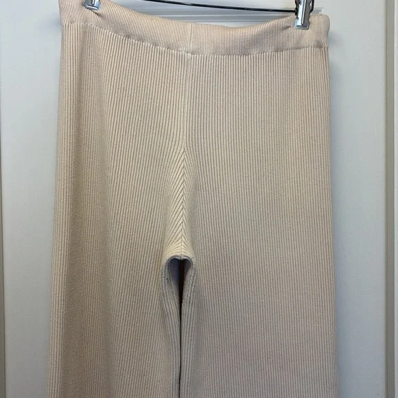 Saeohnssty and Winter Women's Pure Wool High Waist Wide Leg Pants Casual - Picture 3 of 5